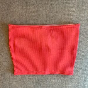 Urban Outfitters orange crop top